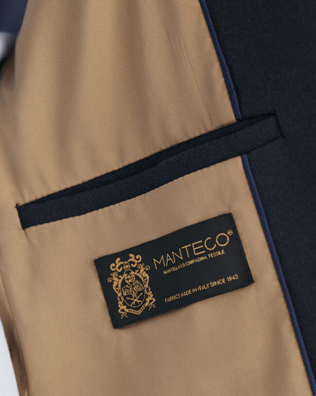 Blazer em jersey corte normal