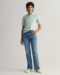 Polo em algod&atilde;o piqu&eacute; de meia manga Original