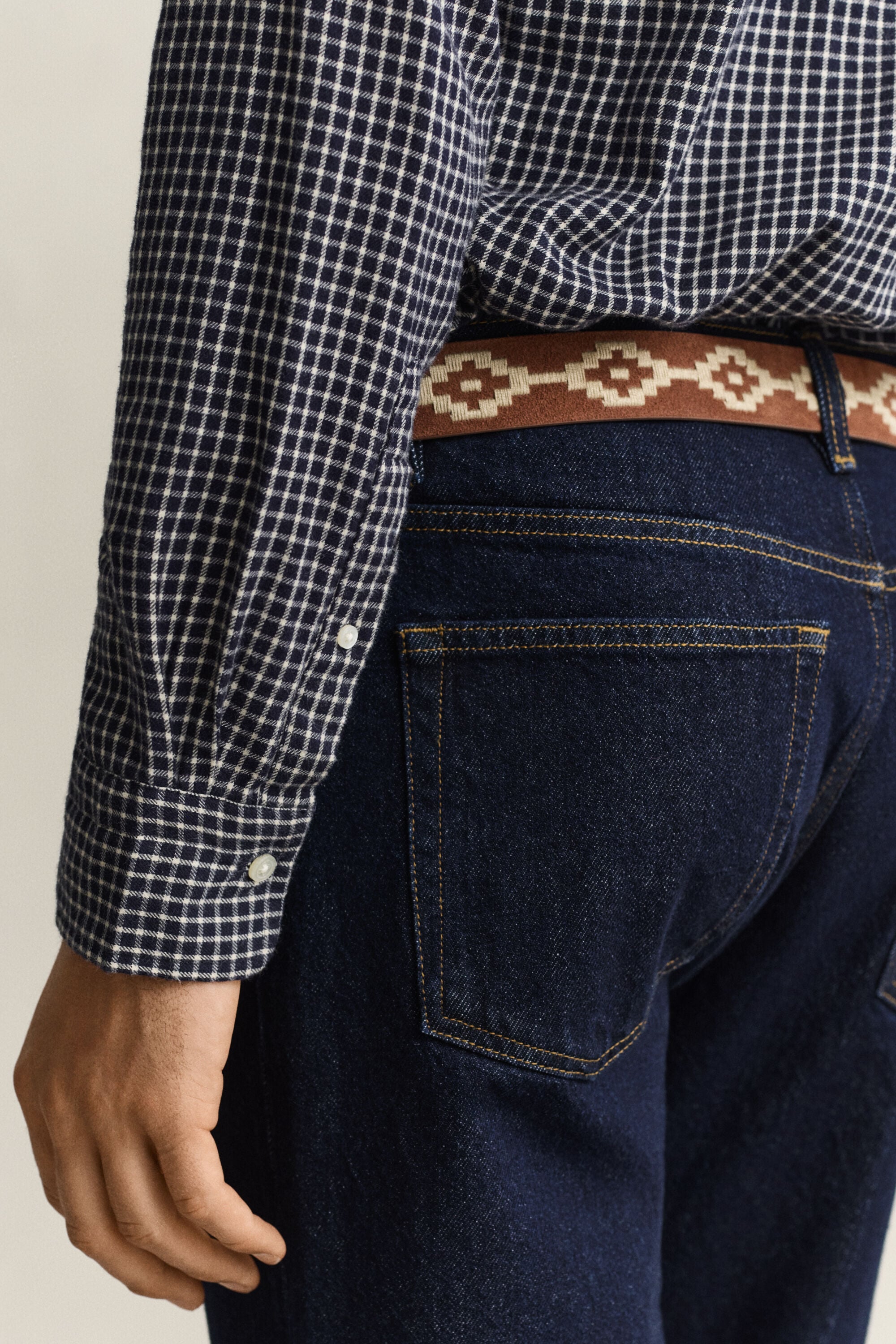 Camisa de flanela Windblown com padrão de xadrez