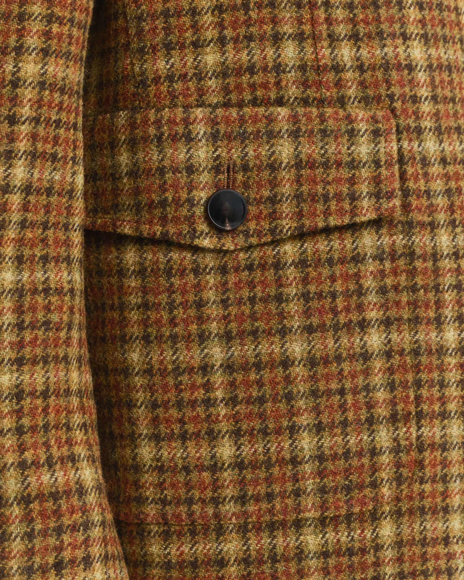 Blazer em tweed com padrão de xadrez relaxed fit