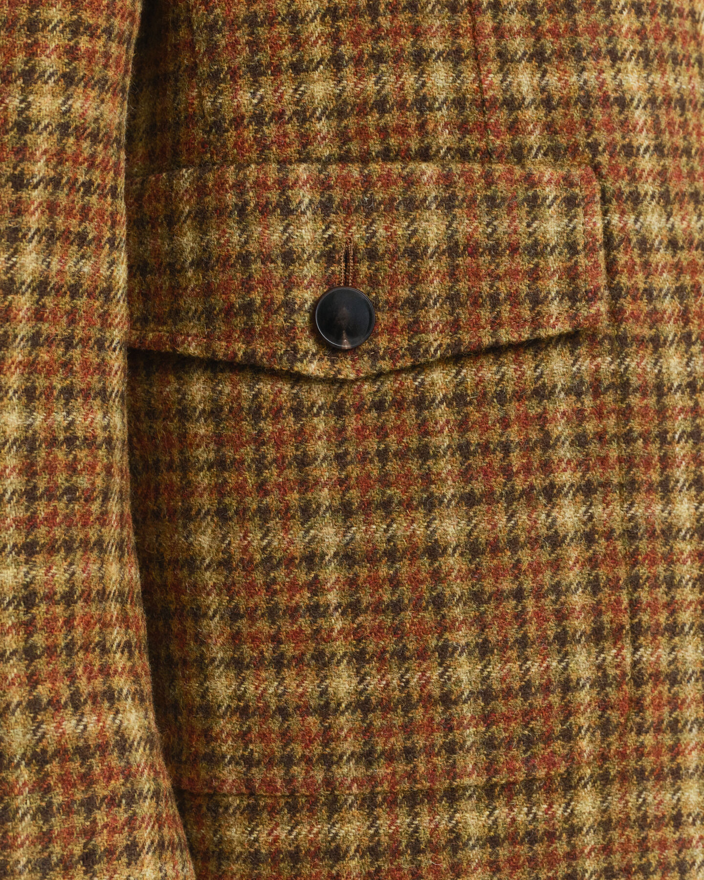 Blazer em tweed com padrão de xadrez relaxed fit