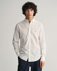 Camisa com micropadr&atilde;o regular fit