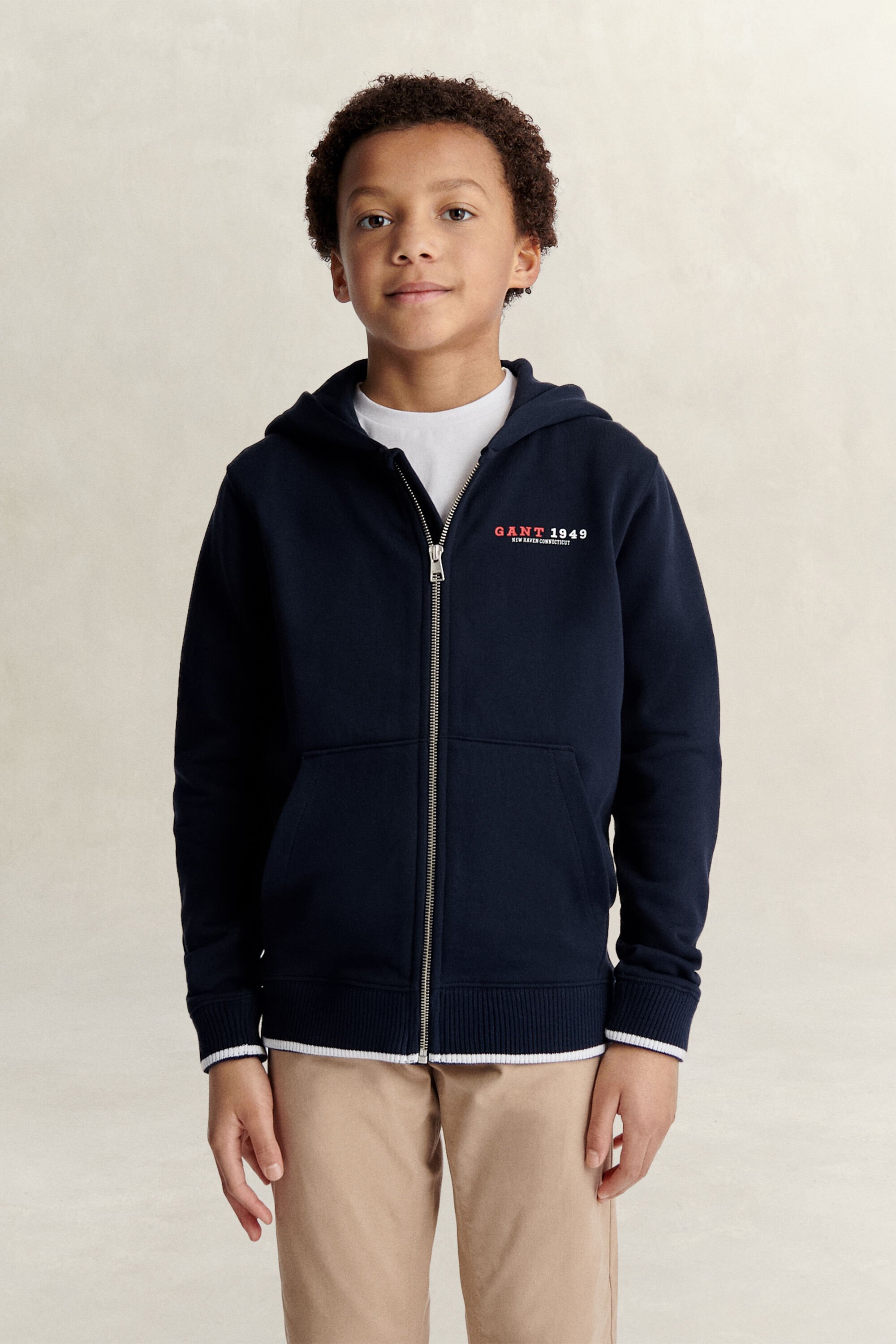 Sweatshirt com capuz e fecho Graphic Teen Boys