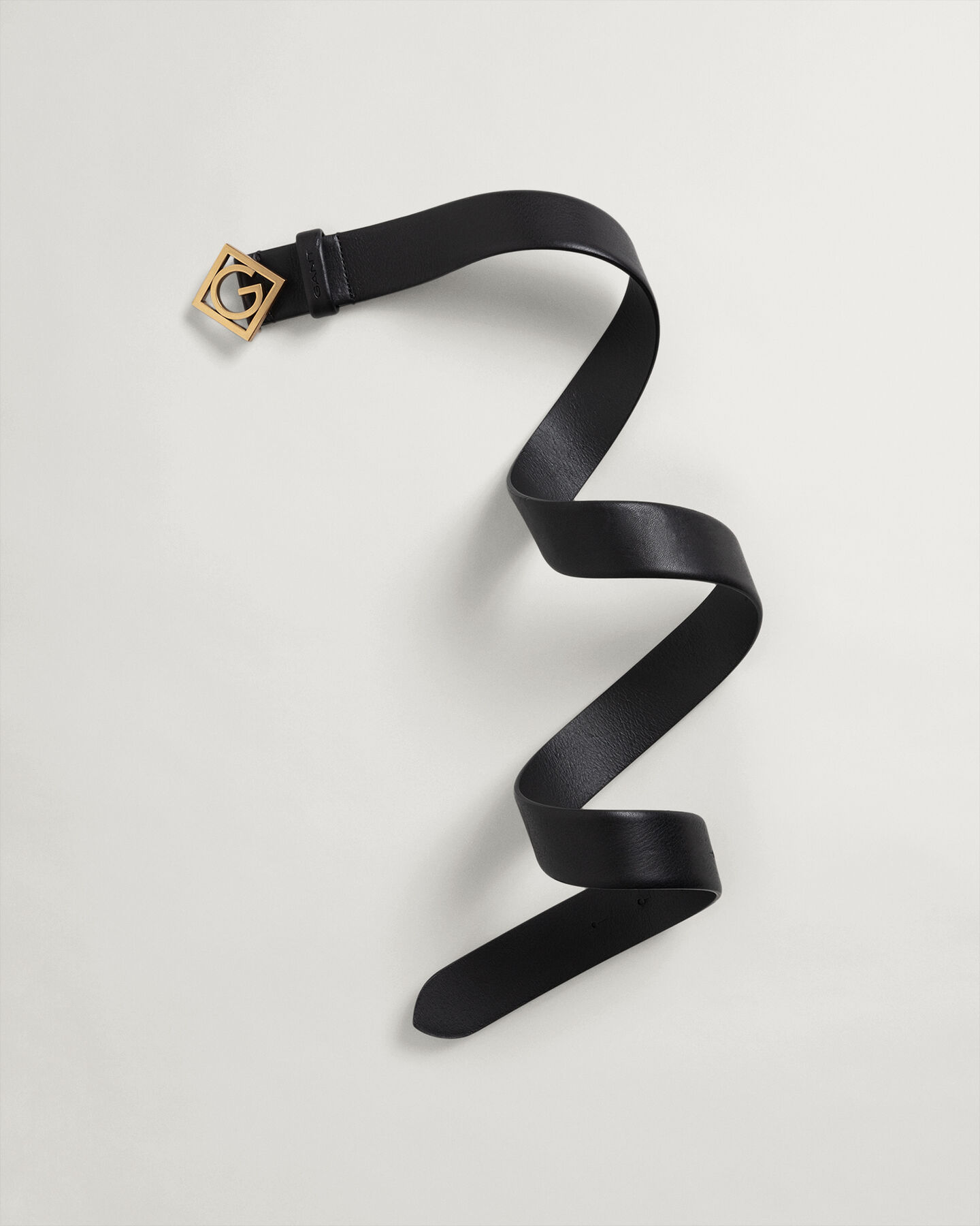Cinto em pele com fivela Icon G