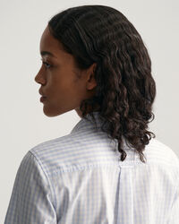 Camisa em popelina gingham regular fit