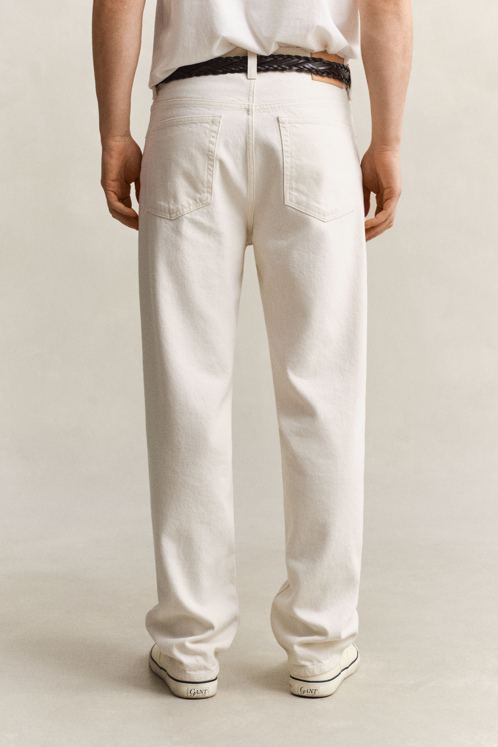 Calças de ganga Ecru straight fit