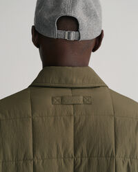 Casaco-camisa acolchoado