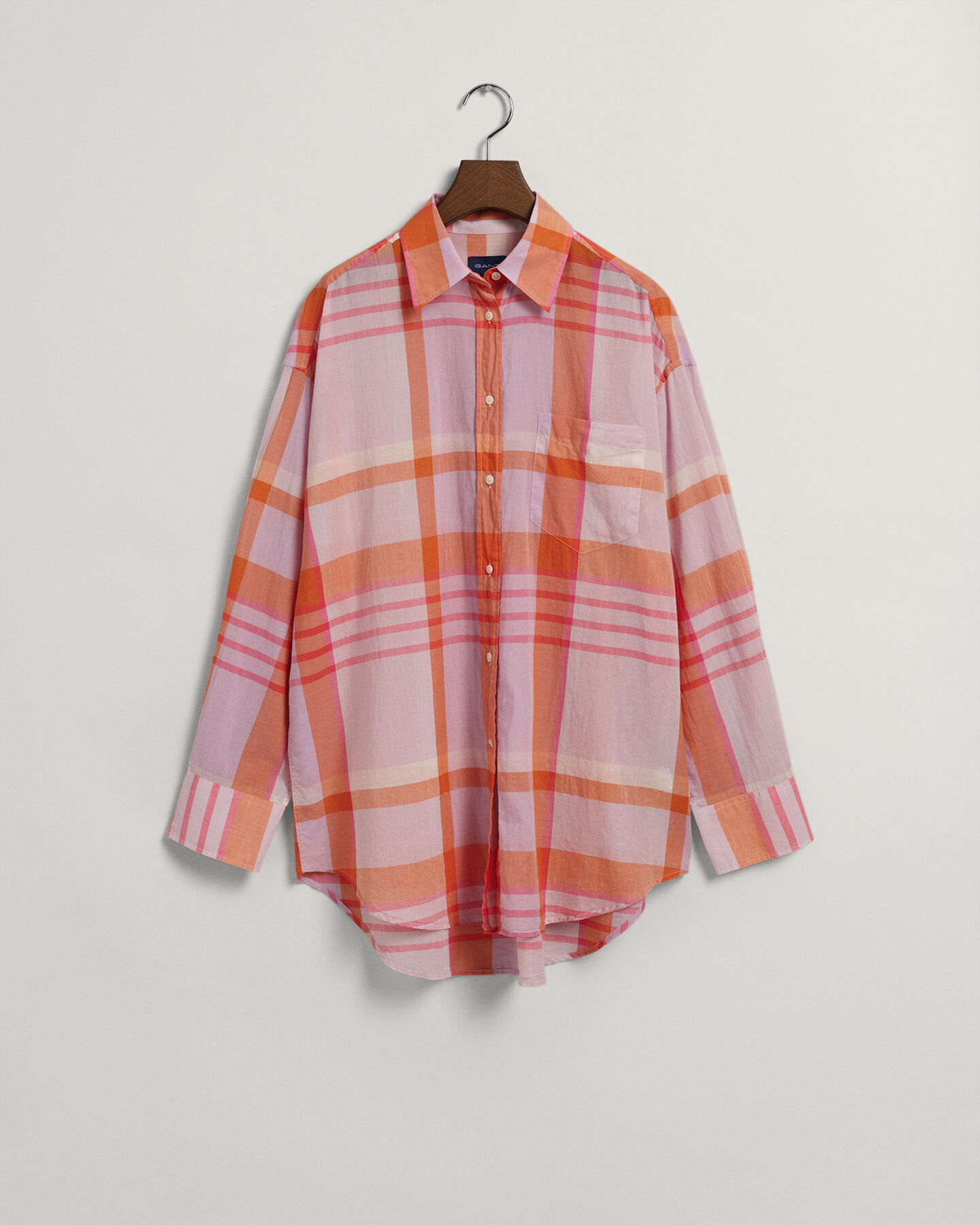 Camisa Madras oversized