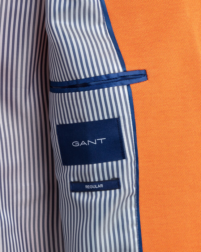 Blazer em jersey mesclado regular fit