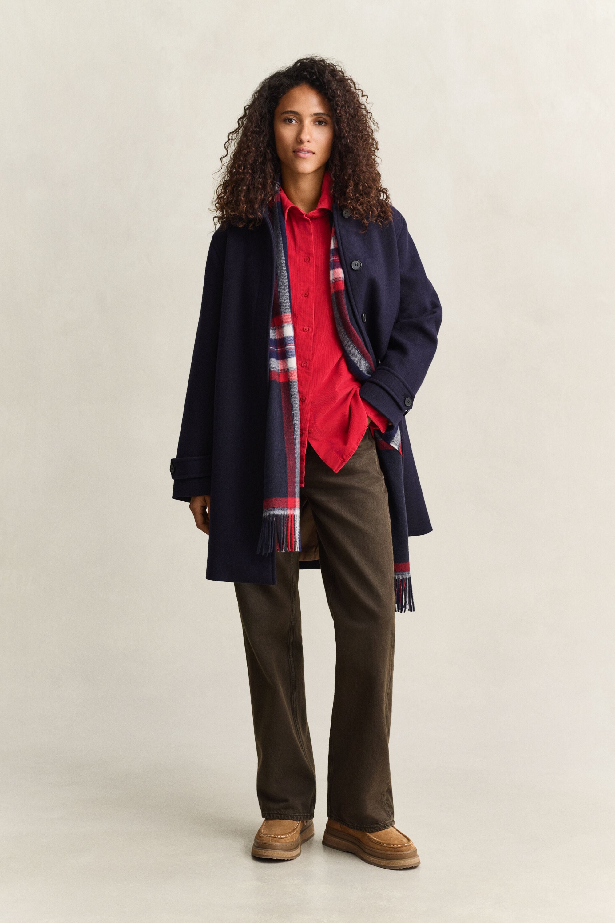 Camisa de bombazina relaxed fit