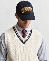 Colete em malha entrançada