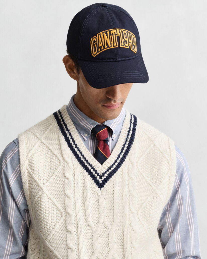 Colete em malha entrançada