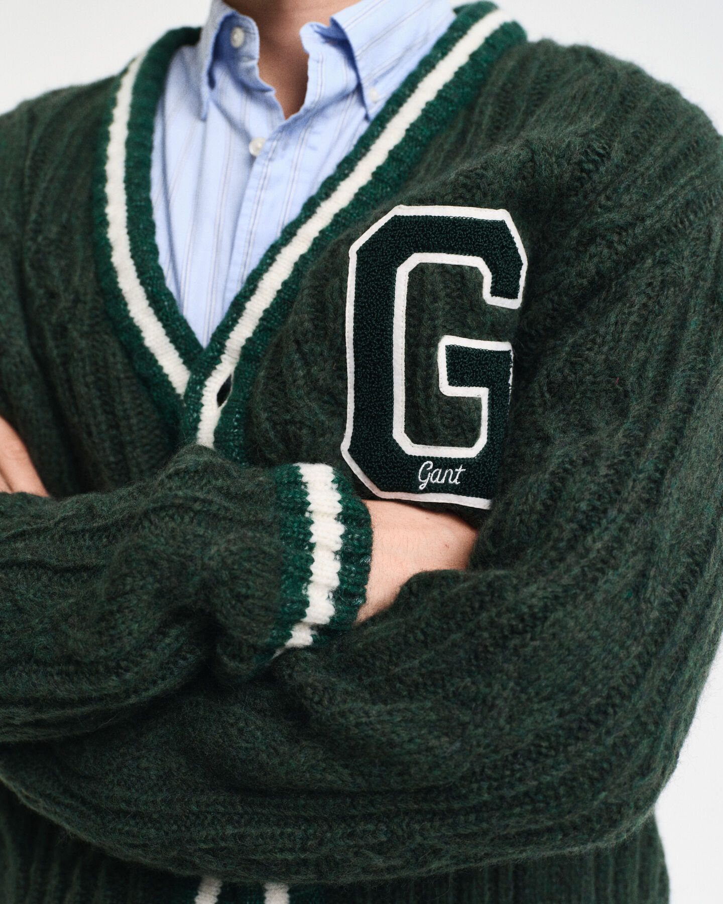 Casaco de malha entran&ccedil;ada Seasonal G