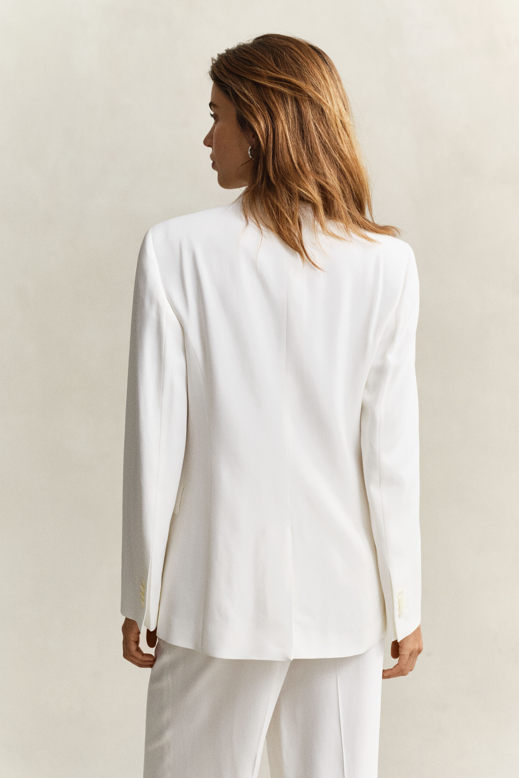 Blazer em tecido crepe