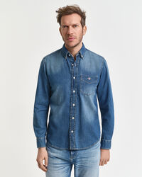 Camisa de ganga regular fit