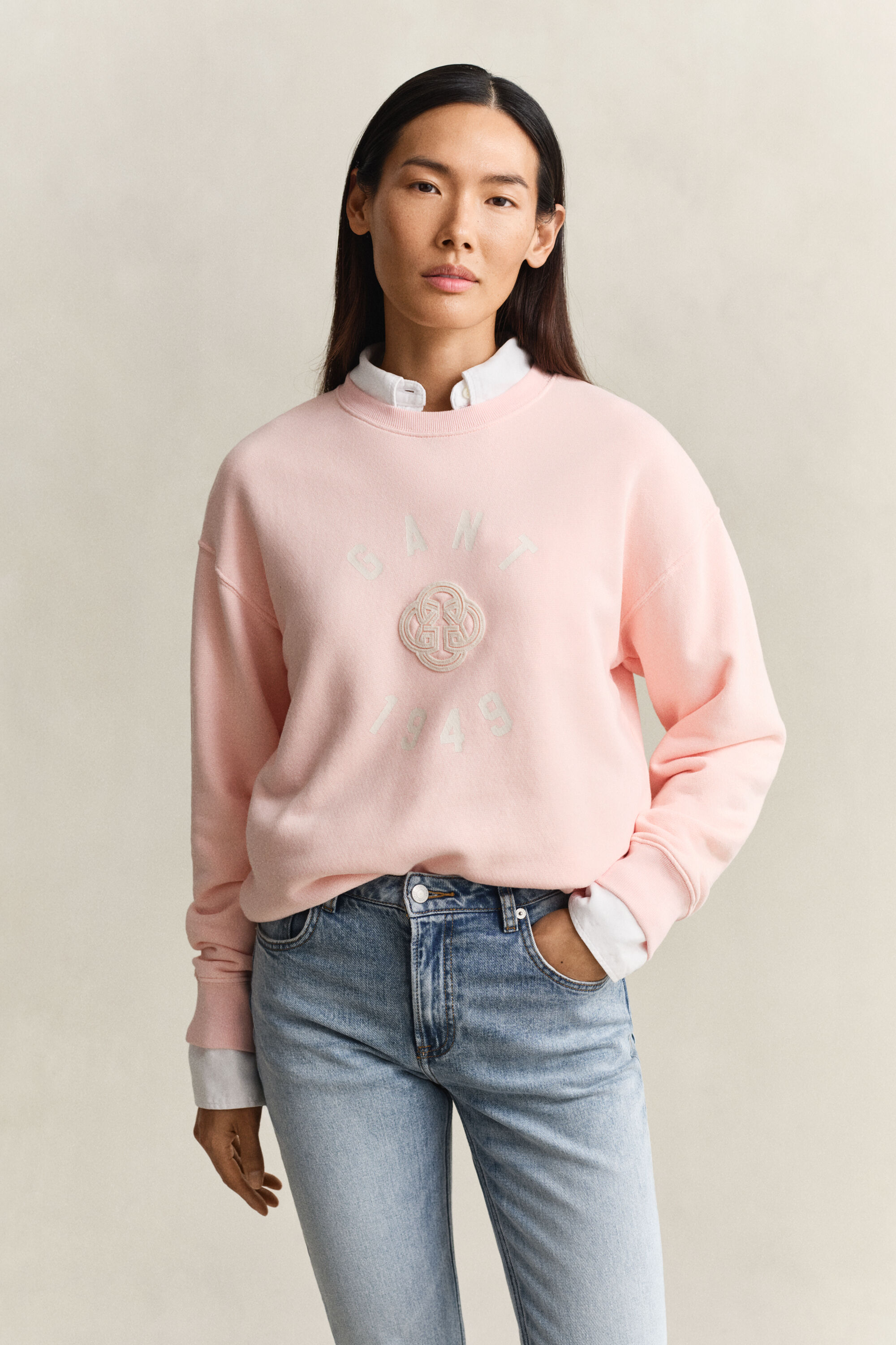 Sweatshirt com decote redondo Graphic