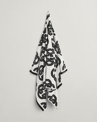 Toalha de praia com estampado Monogram