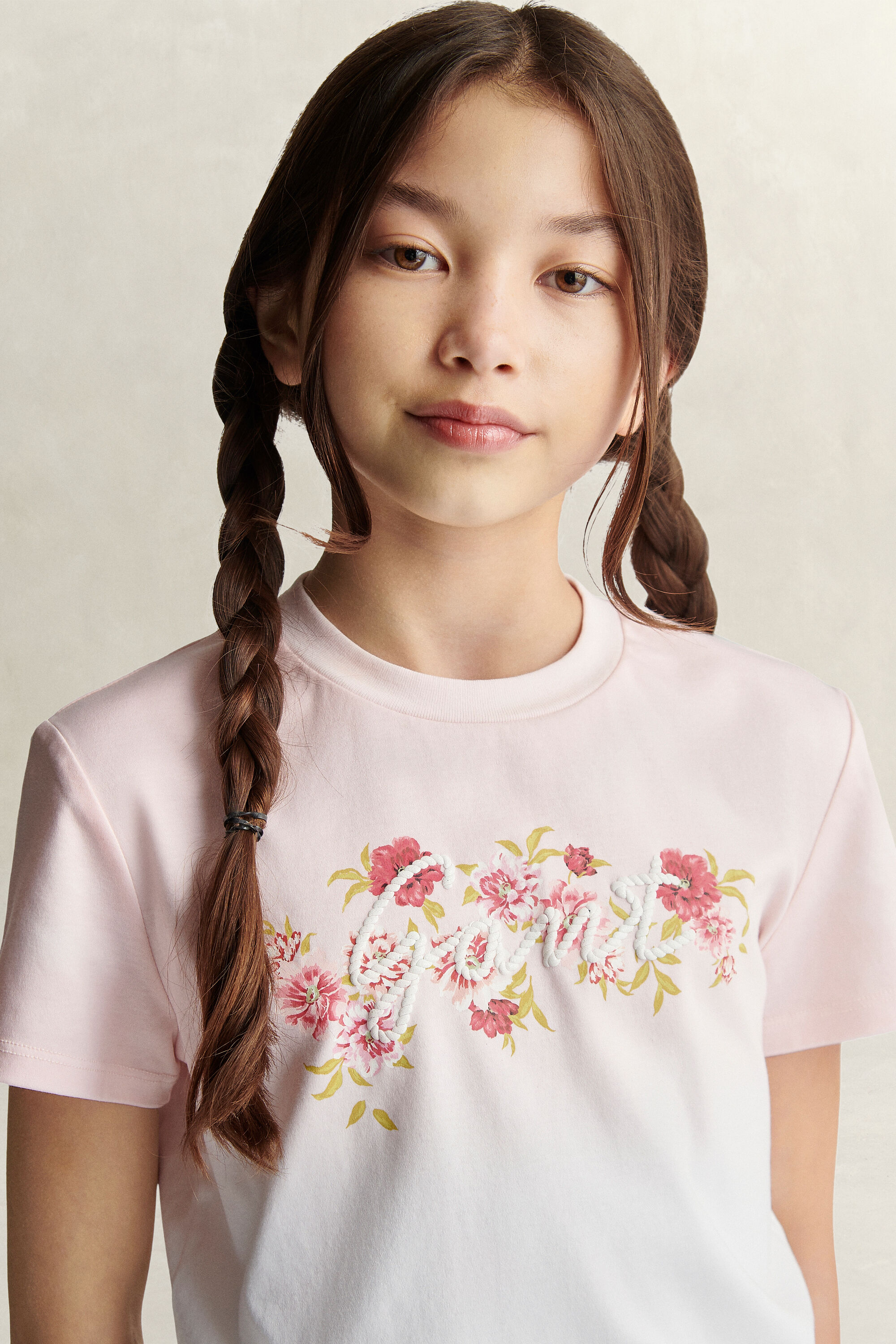 T-shirt Graphic Floral Teen Girls