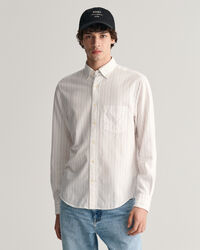 Camisa Oxford Archive às riscas regular fit