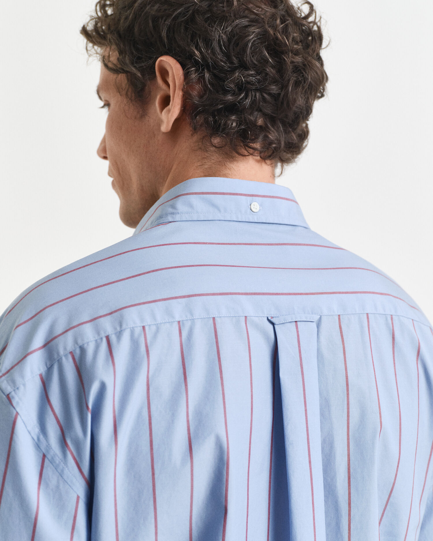 Camisa Heritage Poplin às riscas relaxed fit