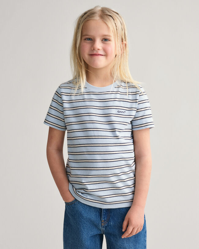 T-shirt &agrave;s riscas Kids