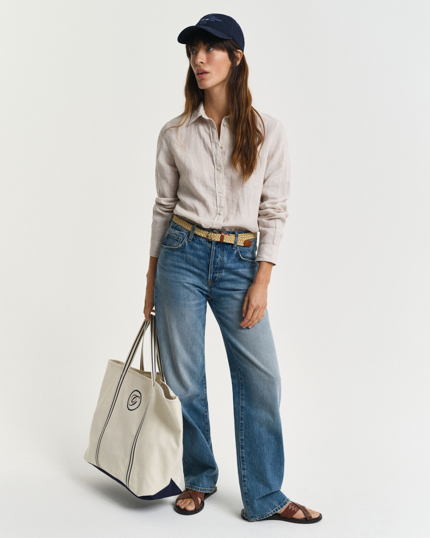 Camisa de linho regular fit