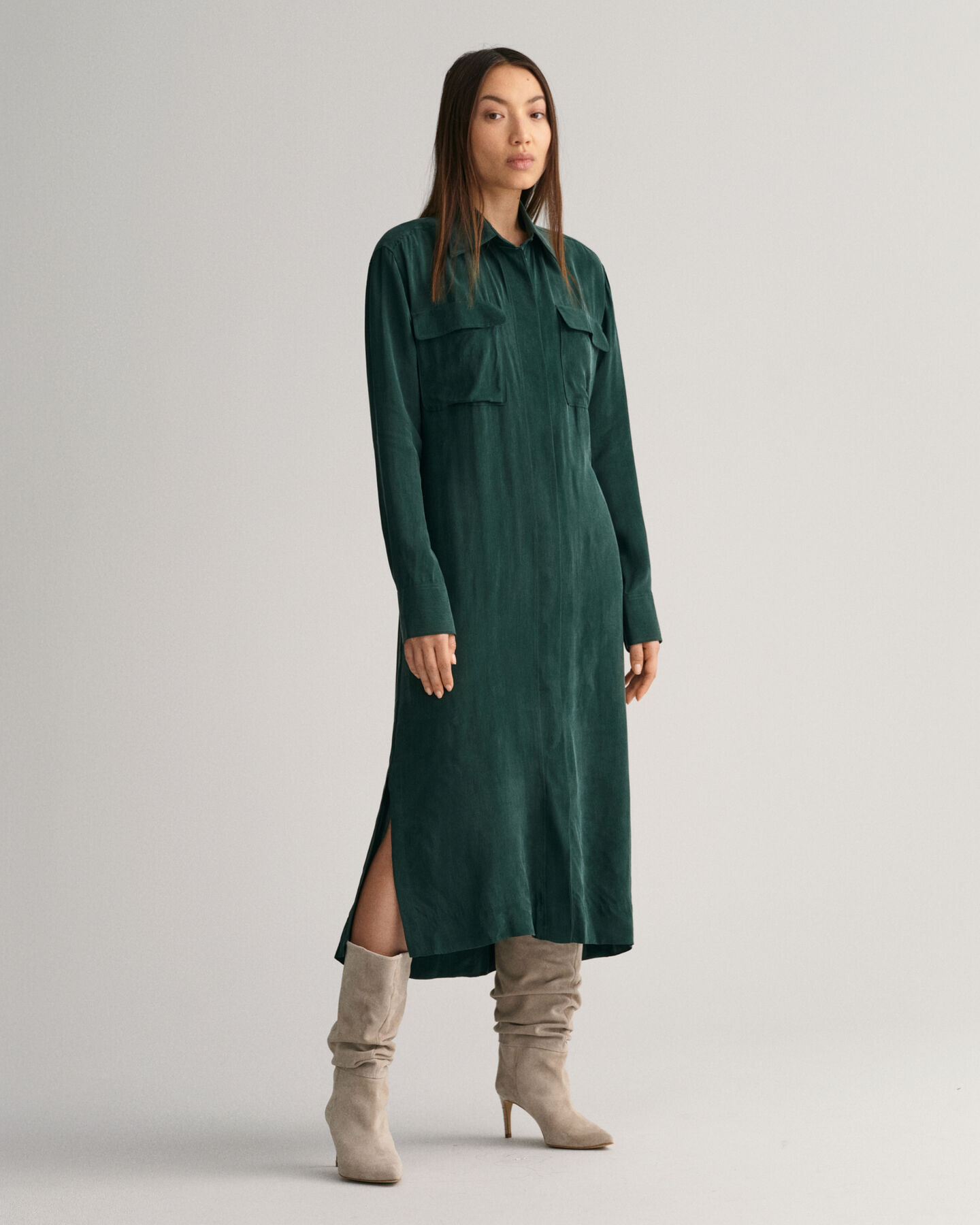 Vestido-camisa Utility relaxed fit
