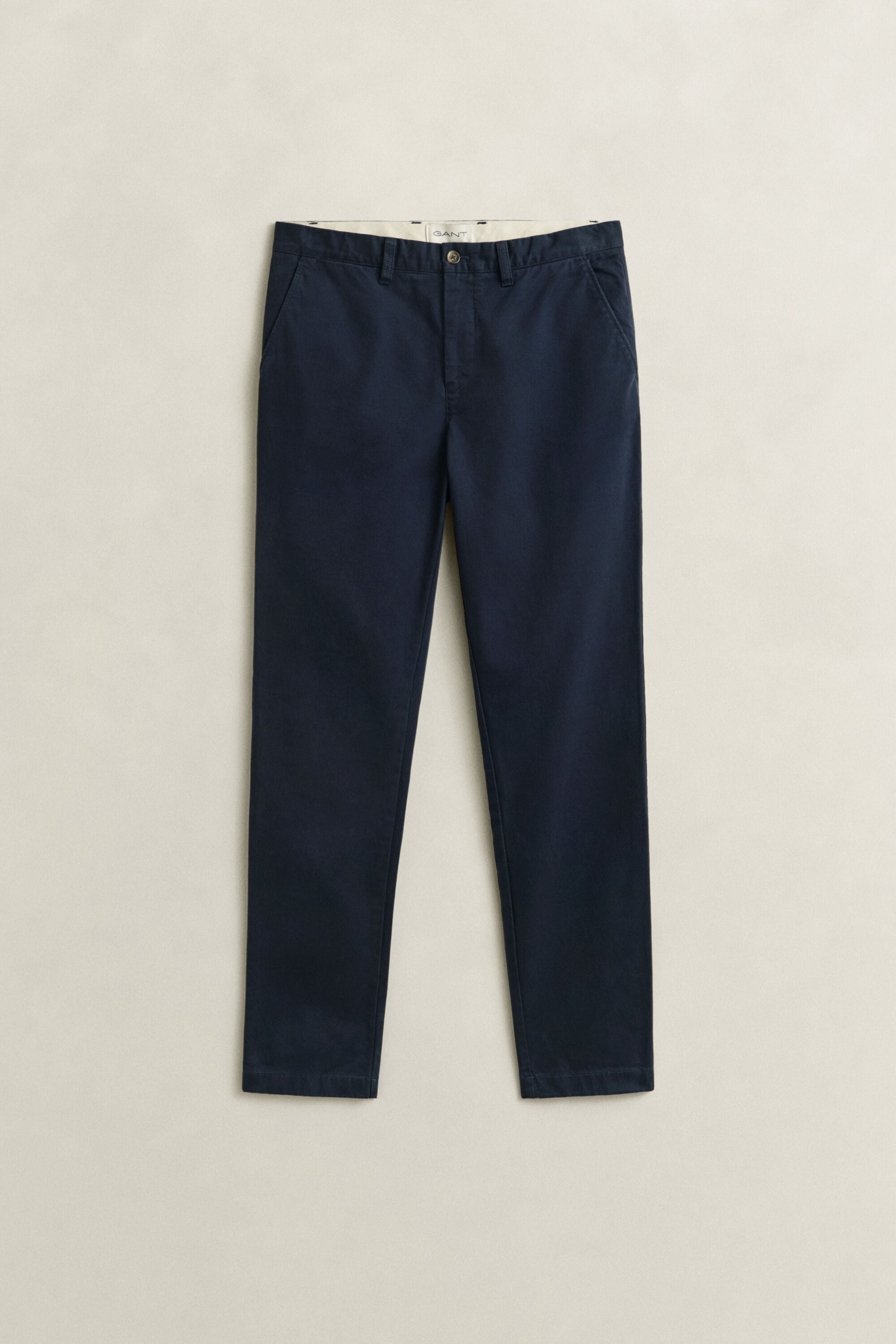 Calças chino confortáveis slim fit