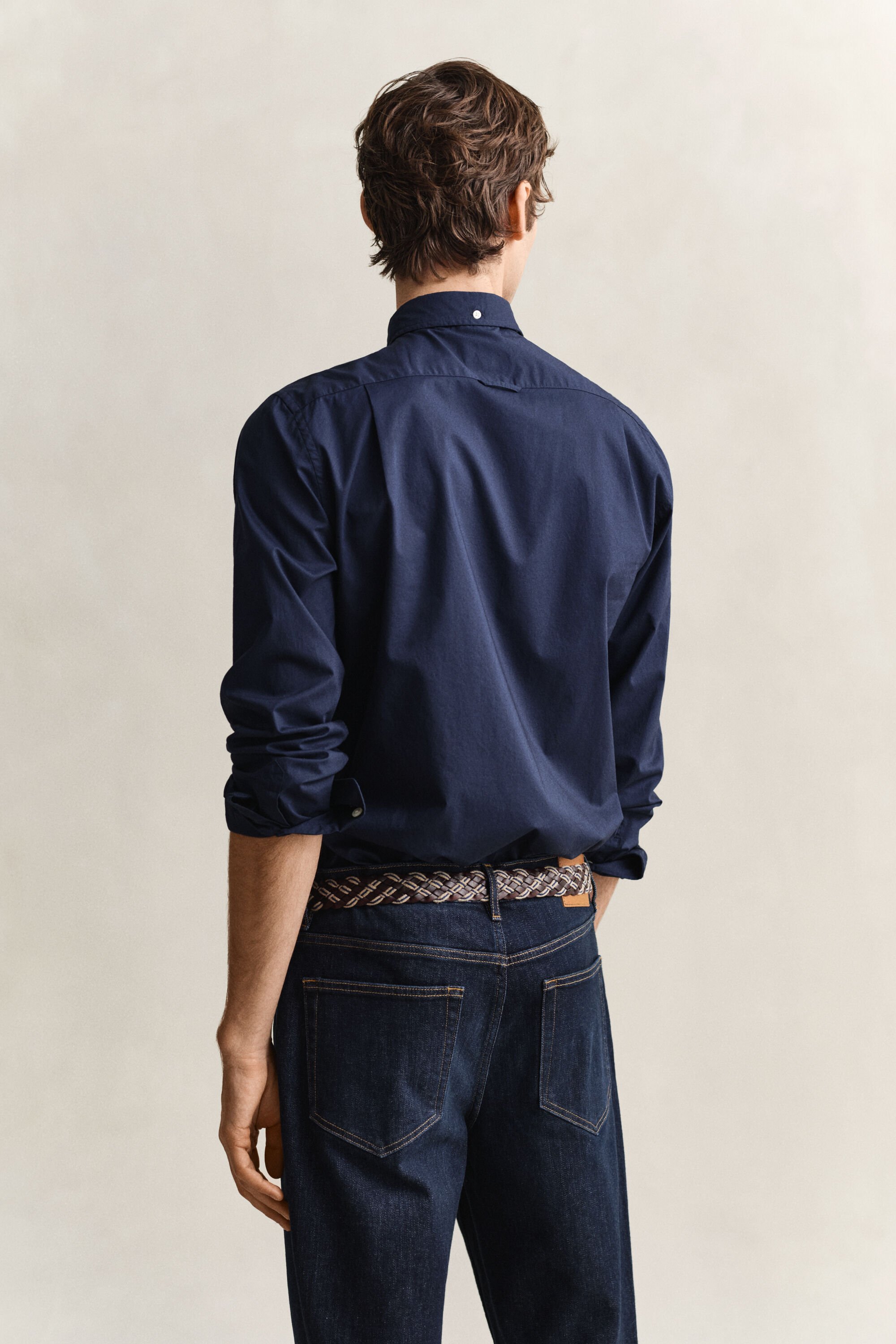 Camisa em popelina Classic slim fit