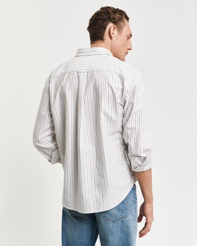 Camisa Oxford Heritage &agrave;s riscas relaxed fit