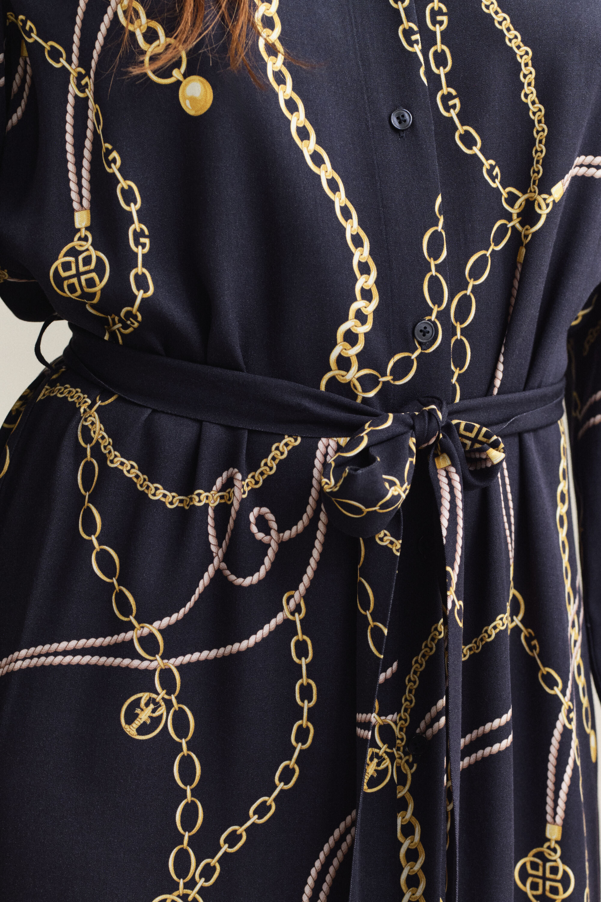 Vestido-camisa estampado