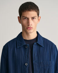 Sobrecamisa às riscas