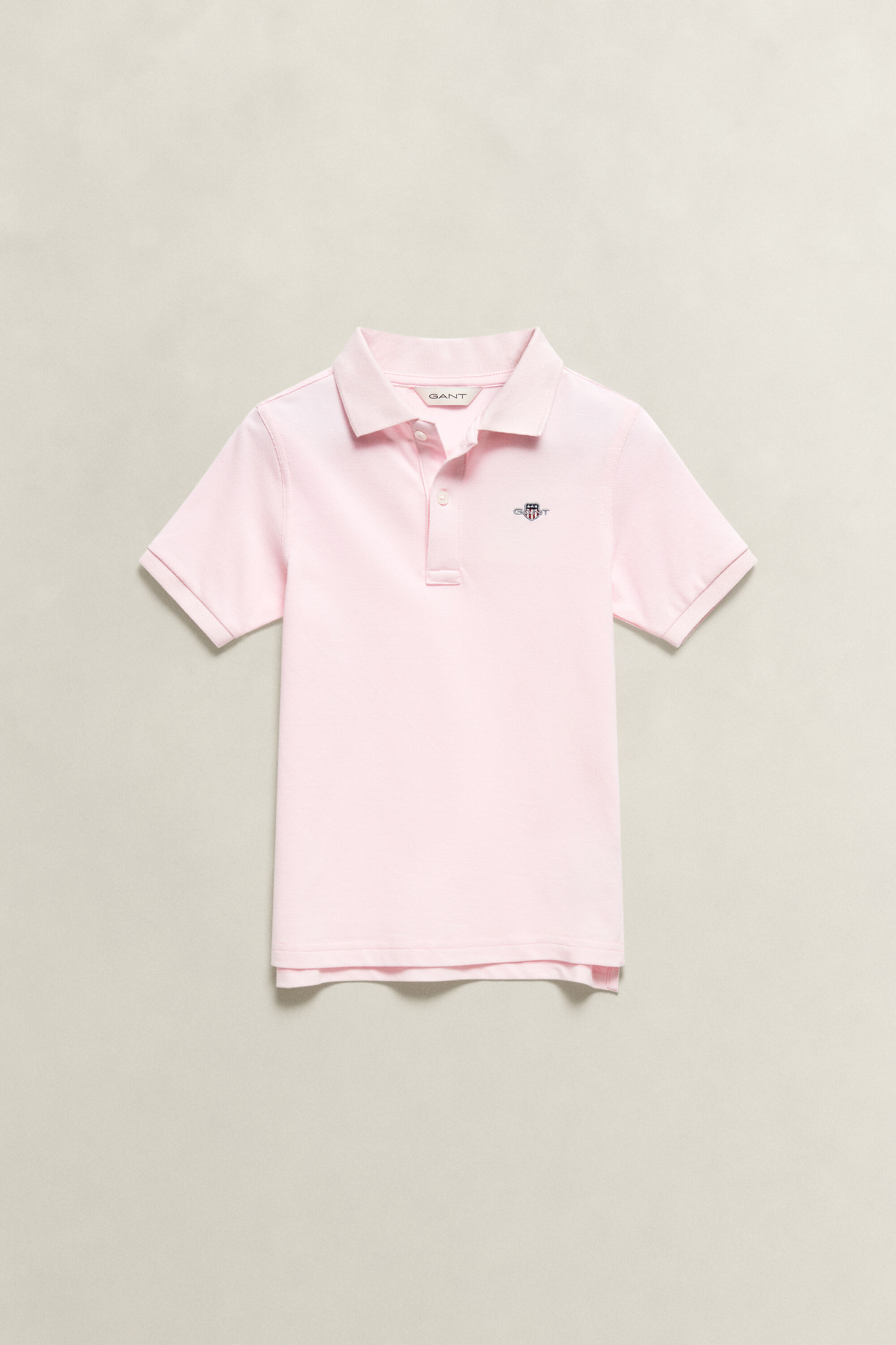 Polo em algodão piqué Shield Kids