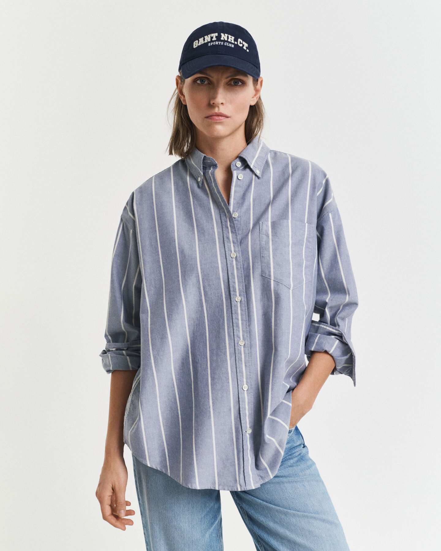 Camisa Oxford Classic oversized fit