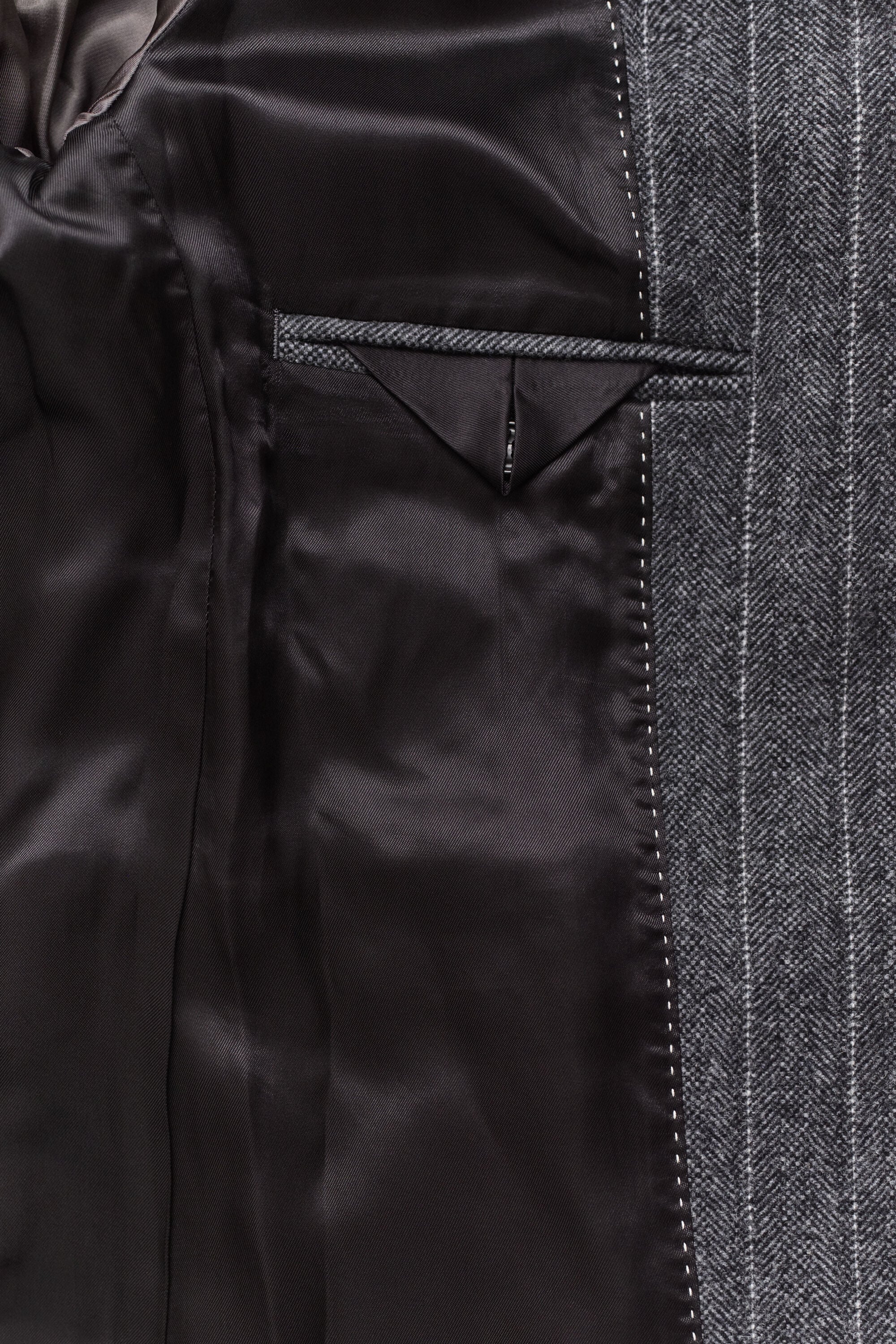 Blazer ampulheta Pinstripe