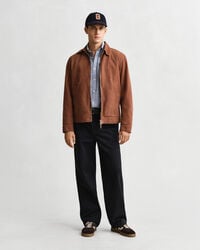 Camisa de linho e algodão regular fit