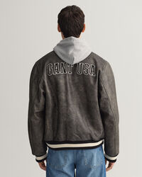 GANT Varsity Jacket em pele