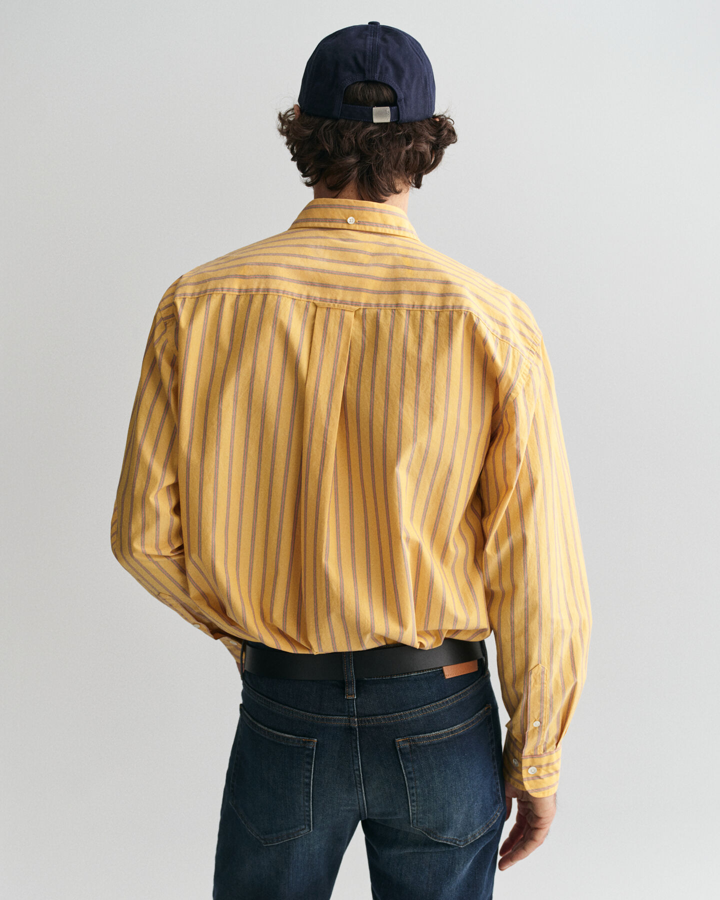 Camisa Heritage Poplin &agrave;s riscas relaxed fit