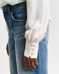 Blusa com gola alta sem dobra