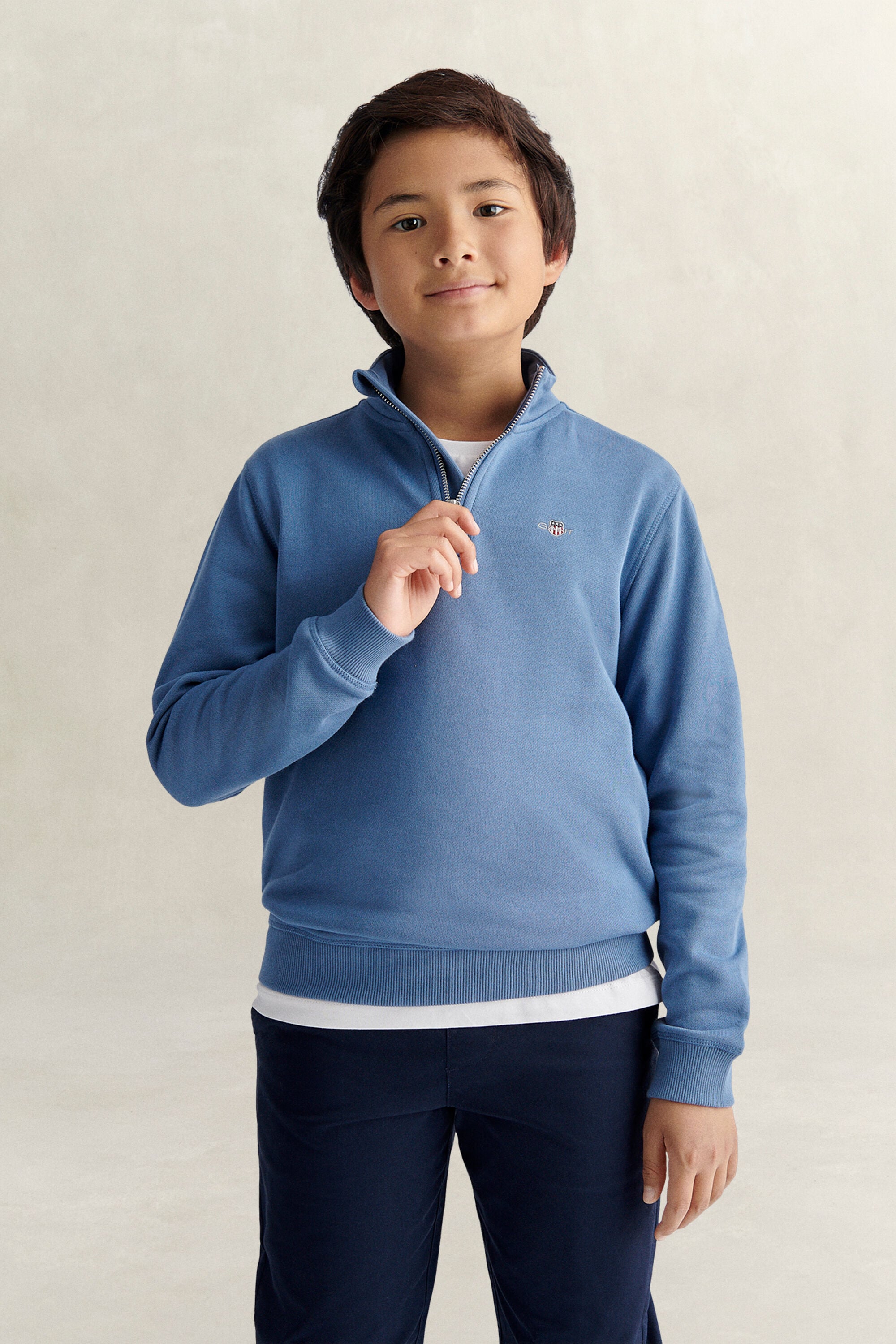 Sweatshirt com meio fecho de correr Shield Teen Boys
