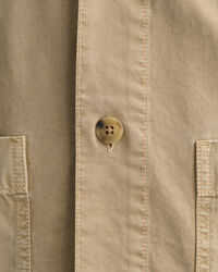 Sobrecamisa em sarja tingida