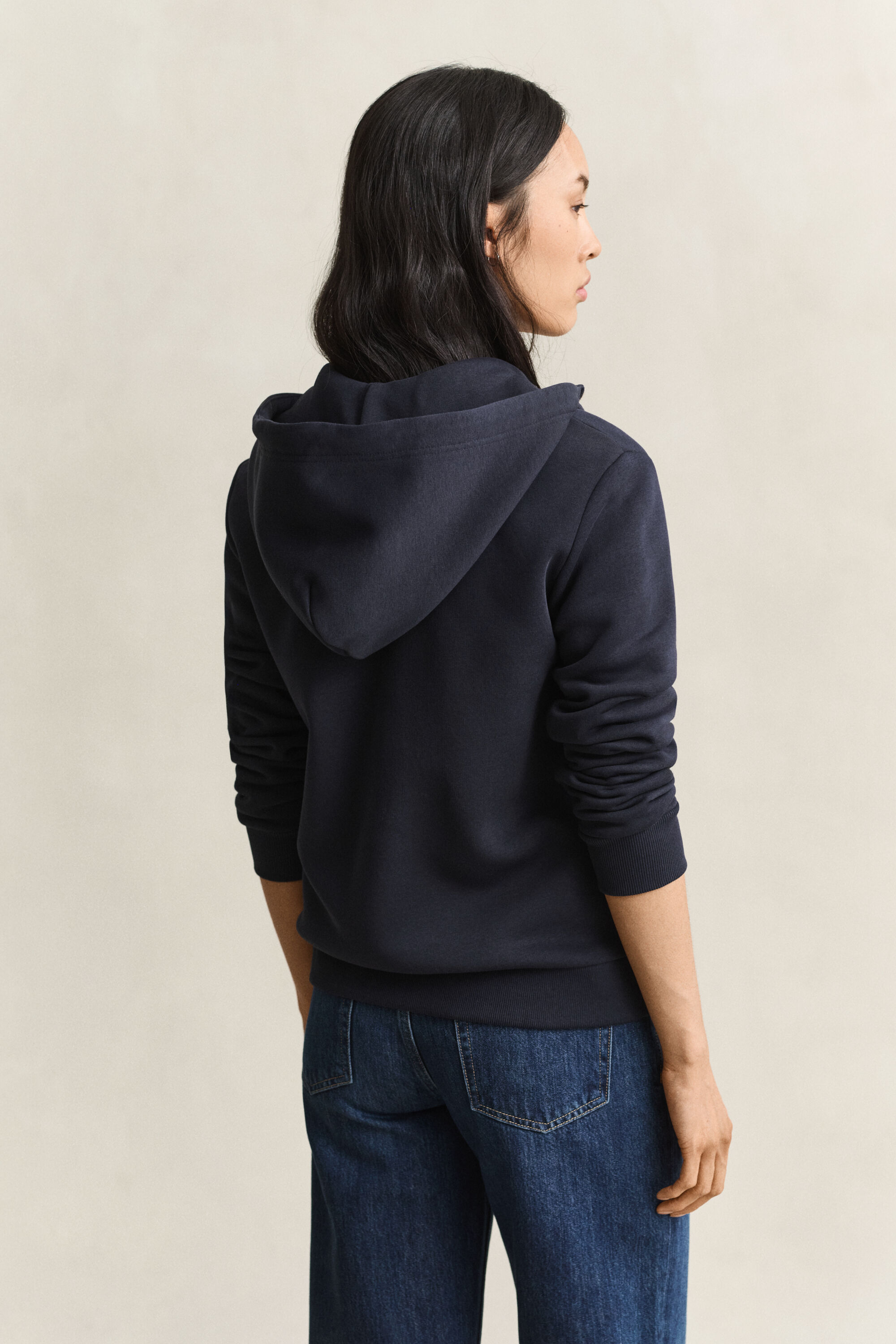 Sweatshirt com capuz e fecho Tonal Shield