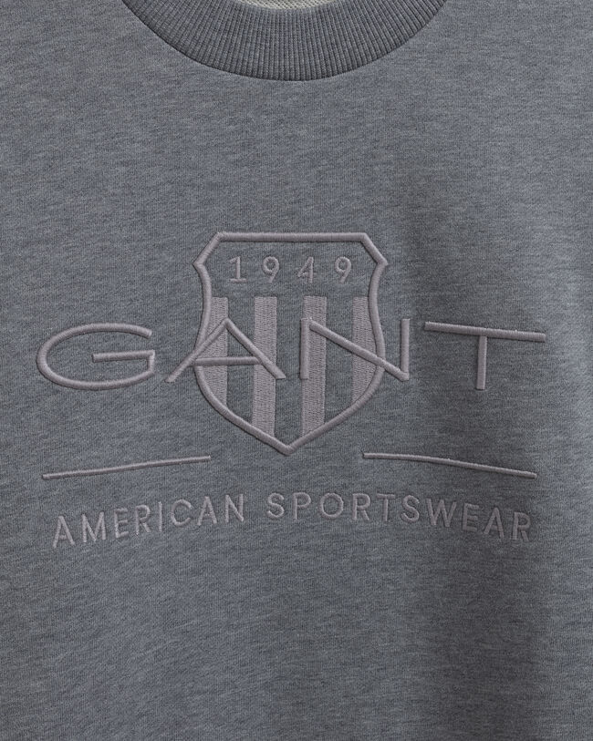 Sweatshirt com decote redondo Tonal Shield