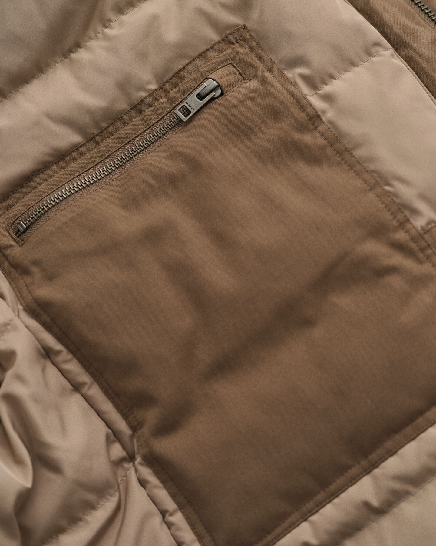 Casaco em flanela acolchoado