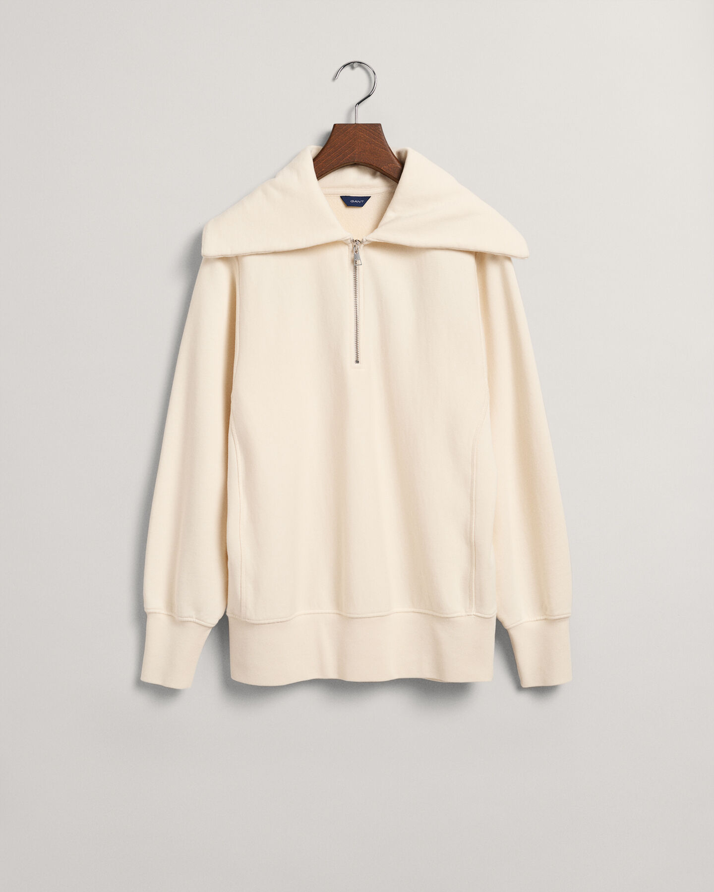 Sweatshirt com meio fecho e colarinho Sportswear