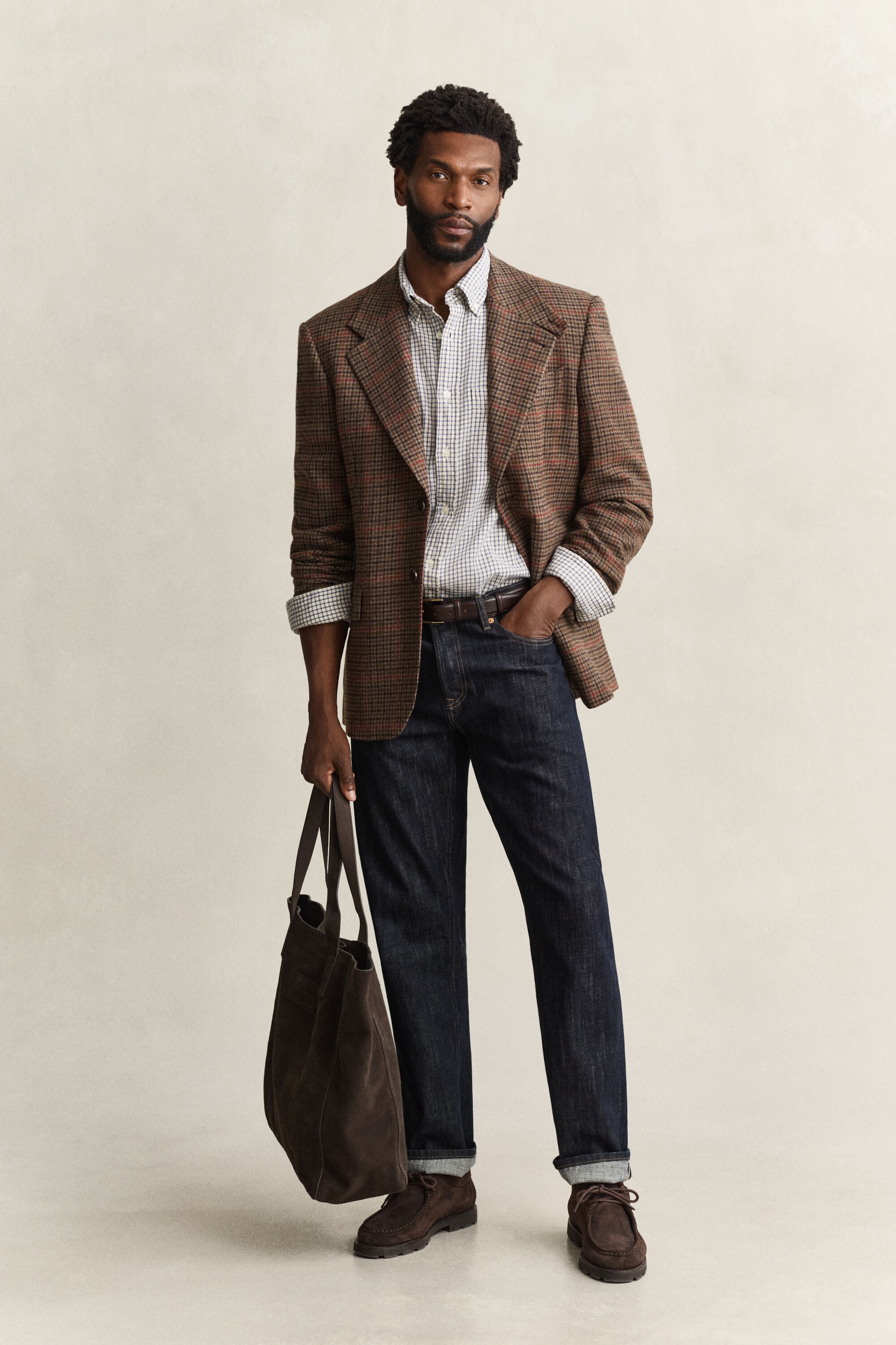 Camisa de flanela Windblown com padrão de xadrez