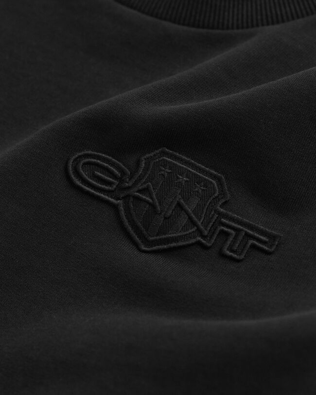 Sweatshirt com decote redondo Tonal Shield