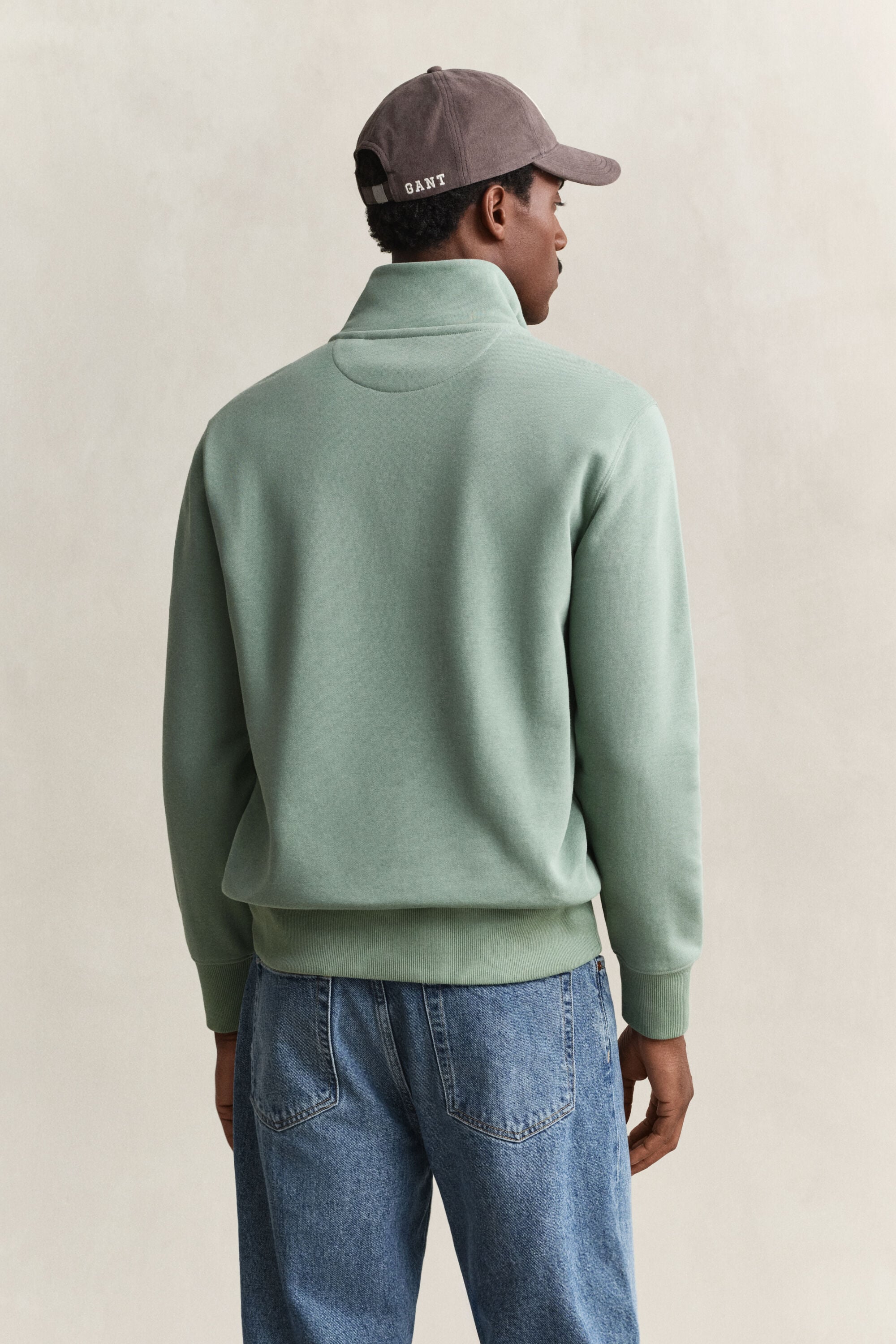 Sweatshirt com meio fecho Shield