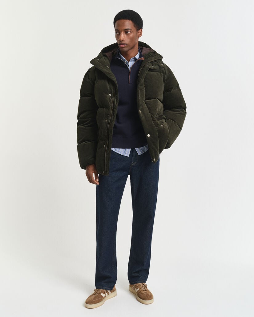 Sweatshirt com meio fecho Sacker Rib