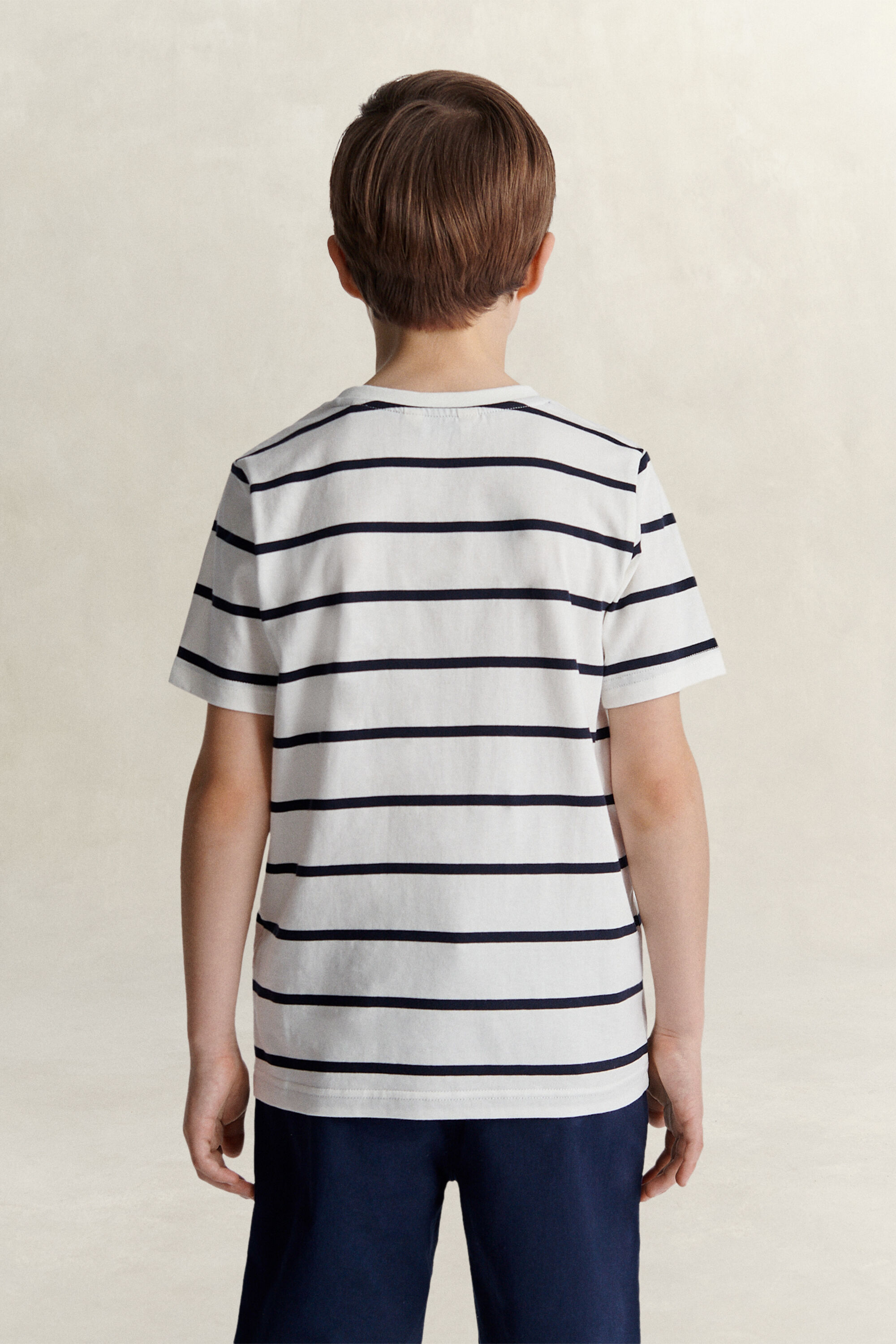 T-shirt às riscas Teen Boys